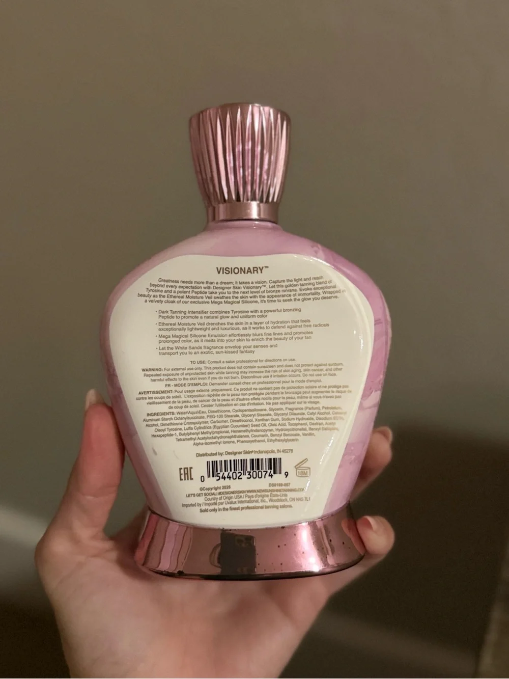 Designer Skin VISIONARY Intensifying Tanning Lotion